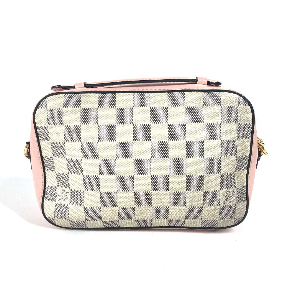 Louis Vuitton N40155 Damier Azur Damier Azur Canvas White Shoulder Bag