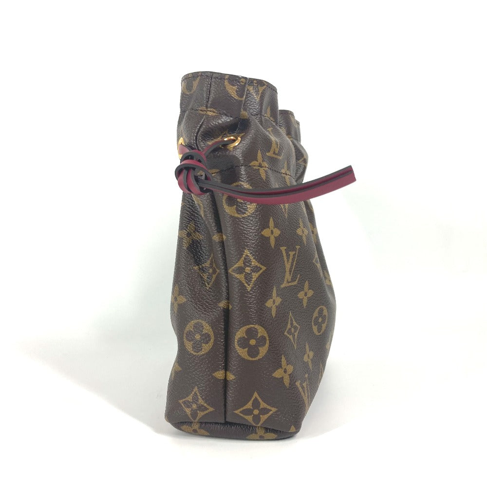 Louis Vuitton Pouch M43445 Drawstring Posh Noe Monogram Canvas Brown Jewelry