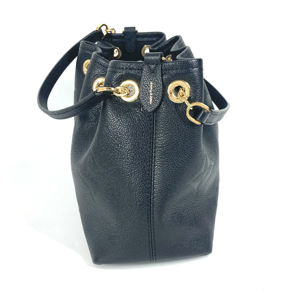 Louis Vuitton M47209 Ann Platt Ann Platt Monogram Leather Black Shoulder Bag