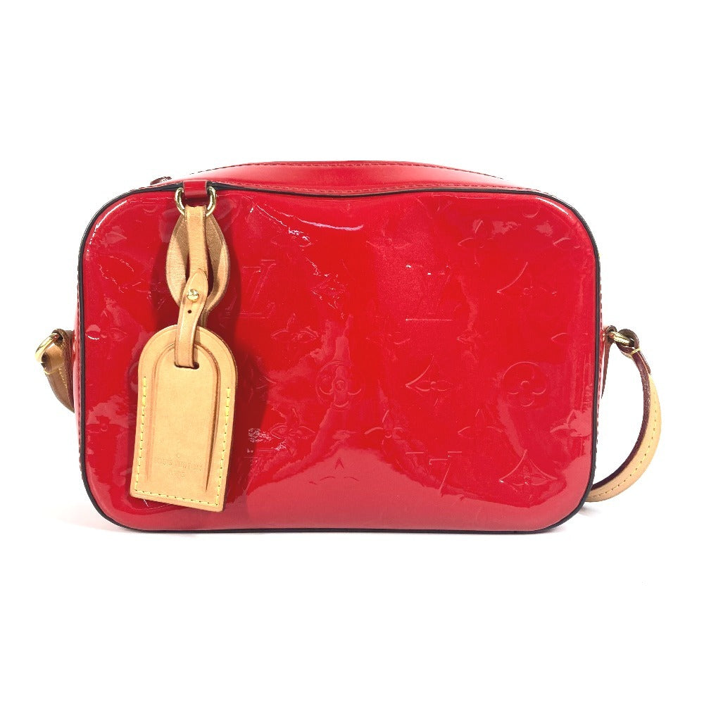 Louis Vuitton M90368 Vernis Santa Monica Monogram Canvas Red Shoulder Bag