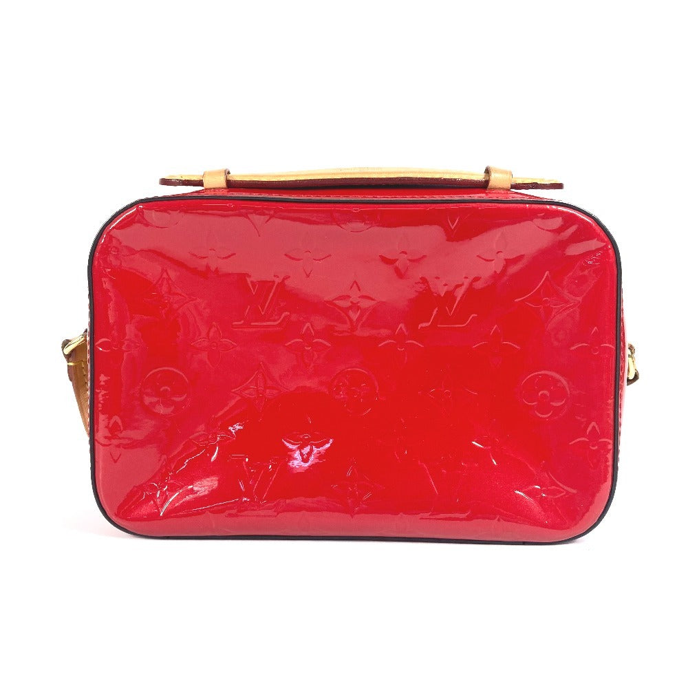 Louis Vuitton M90368 Vernis Santa Monica Monogram Canvas Red Shoulder Bag