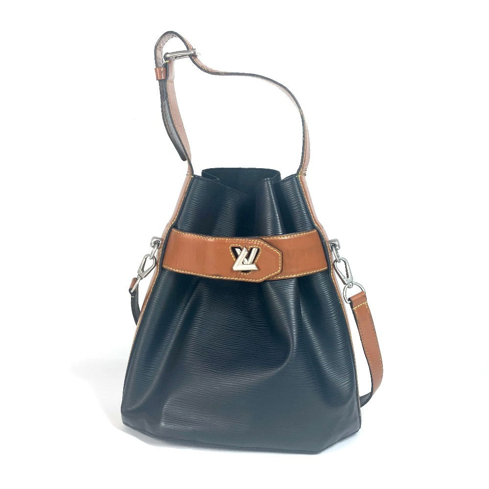 Louis Vuitton M52804 Epi by color Leather Black Bucket Shoulder Bag