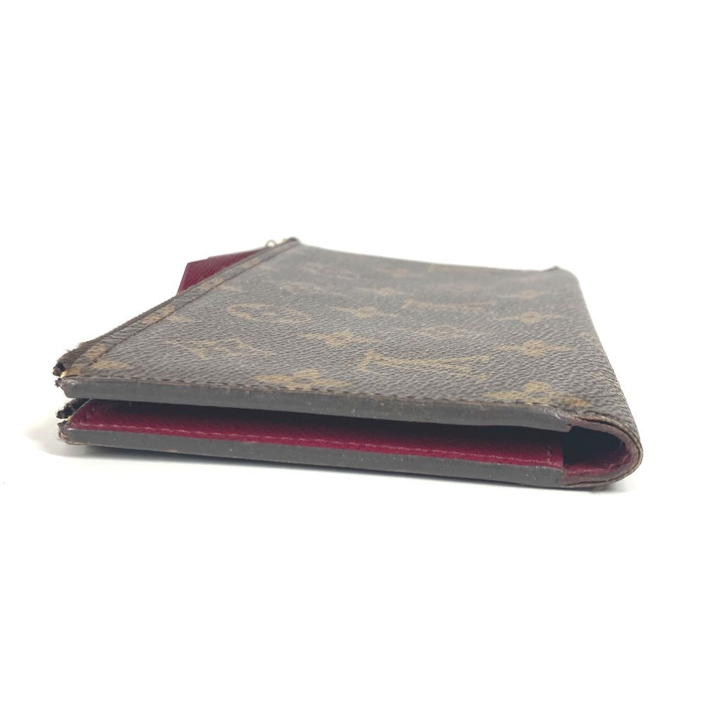 Louis Vuitton Long Purse M61269 Portefeuille Adele Monogram Canvas Pink Wallet Case