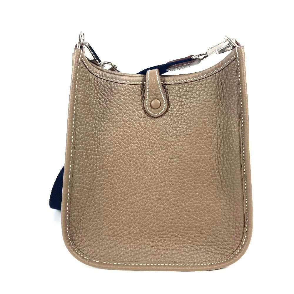 Hermes Shoulder Bag Taurillon Clemence Type Evelyn Tpm Amazone Gray