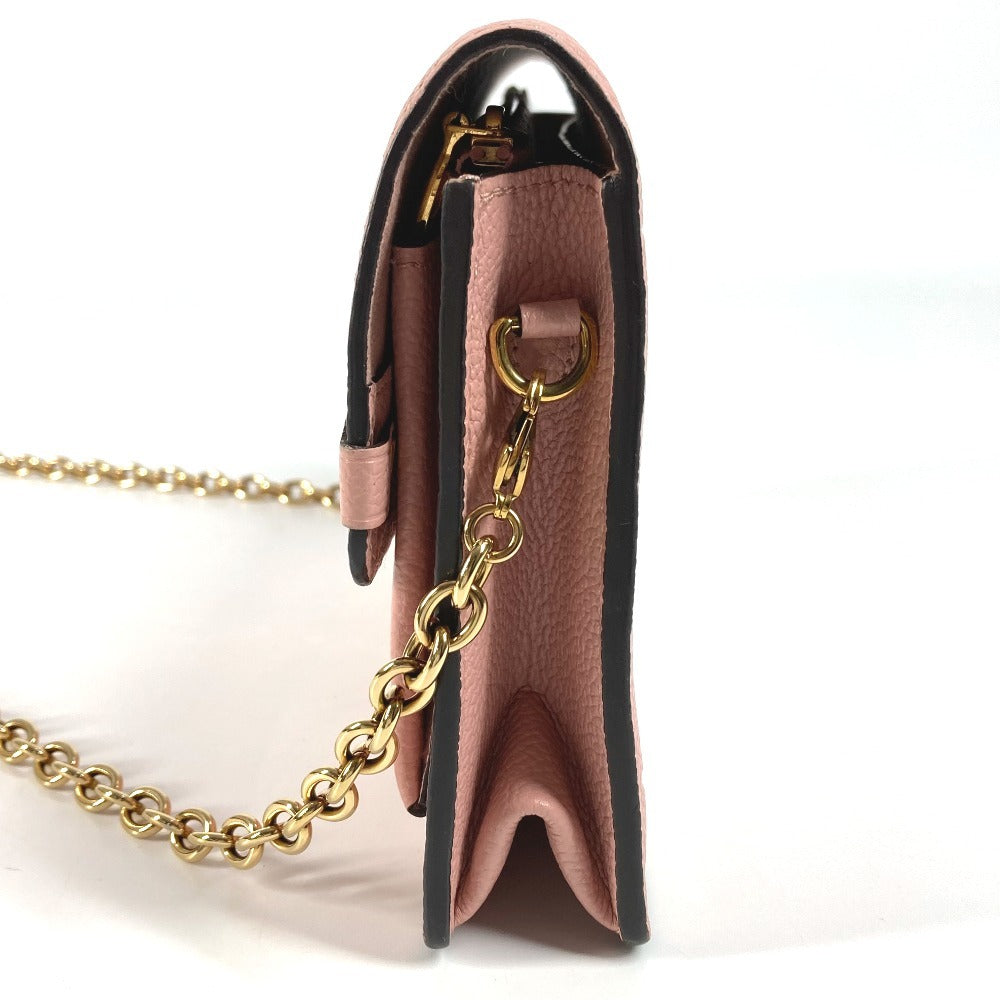 Louis Vuitton Long Purse M67841 Ann Platt Monogram Leather Pink Wallet Case