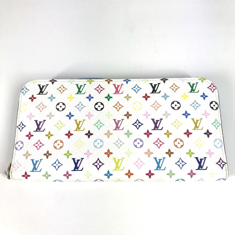 Louis Vuitton Long Purse M93749 Portefeuille Ansolit Monogram Canvas Blue Multicolor Wallet Case