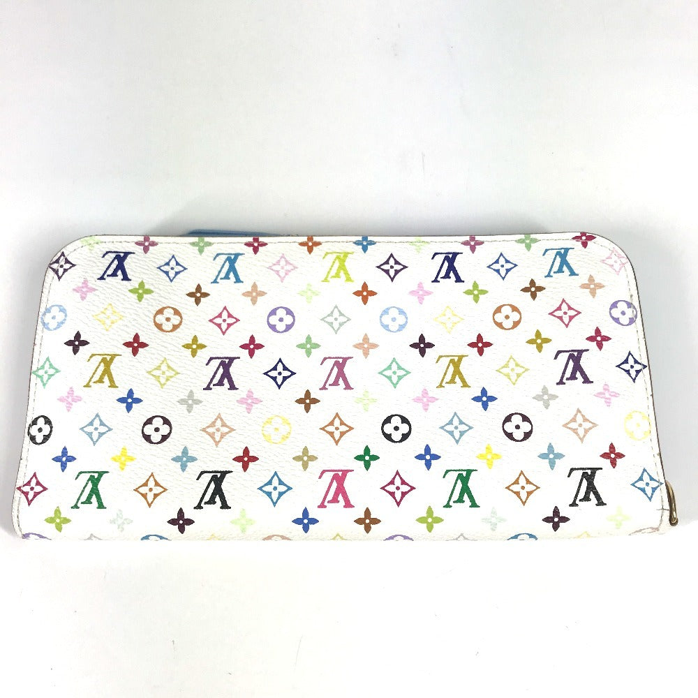 Louis Vuitton Long Purse M93749 Portefeuille Ansolit Monogram Canvas Blue Multicolor Wallet Case