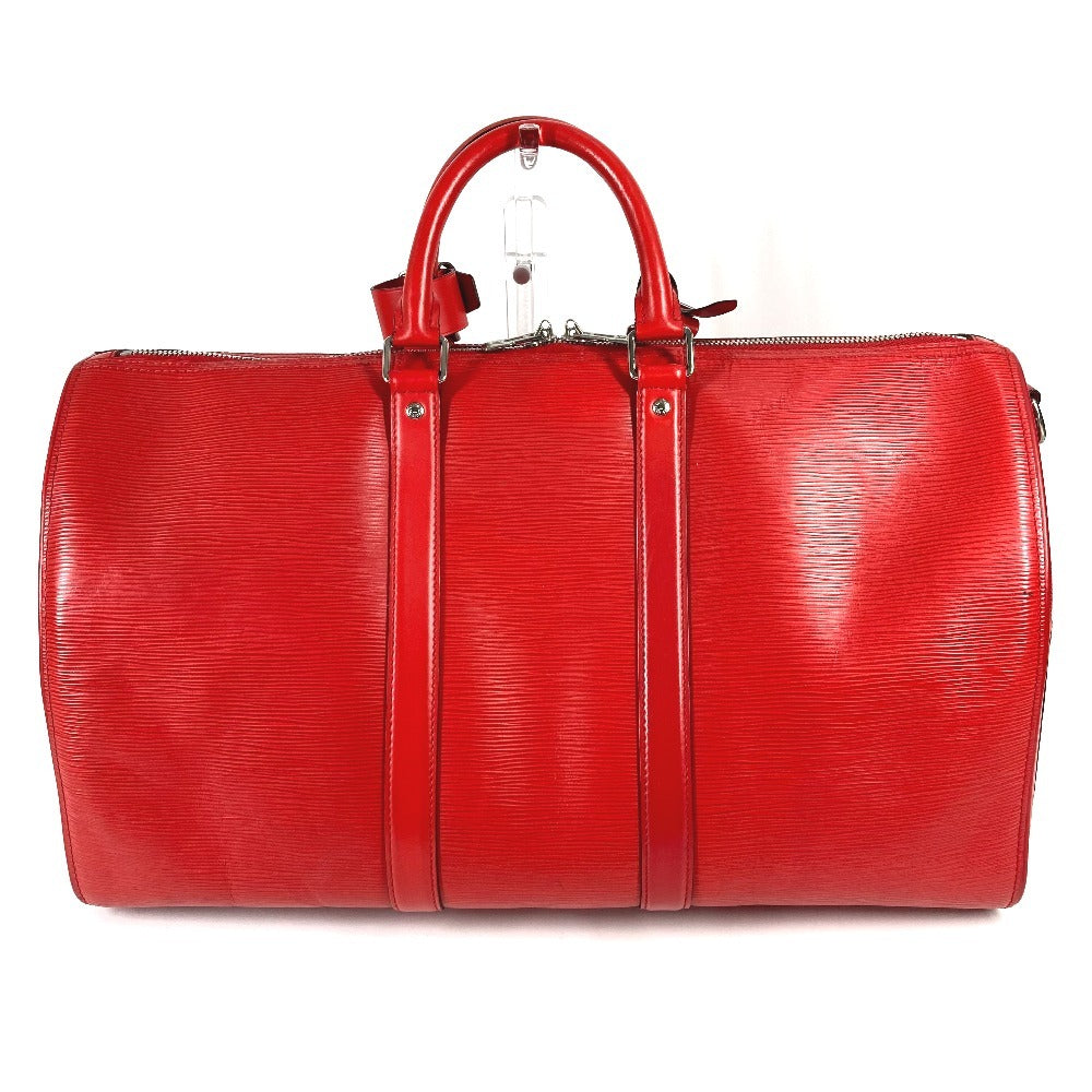 Louis Vuitton Boston Duffel M53419 Epi Leather Red Travel Bag