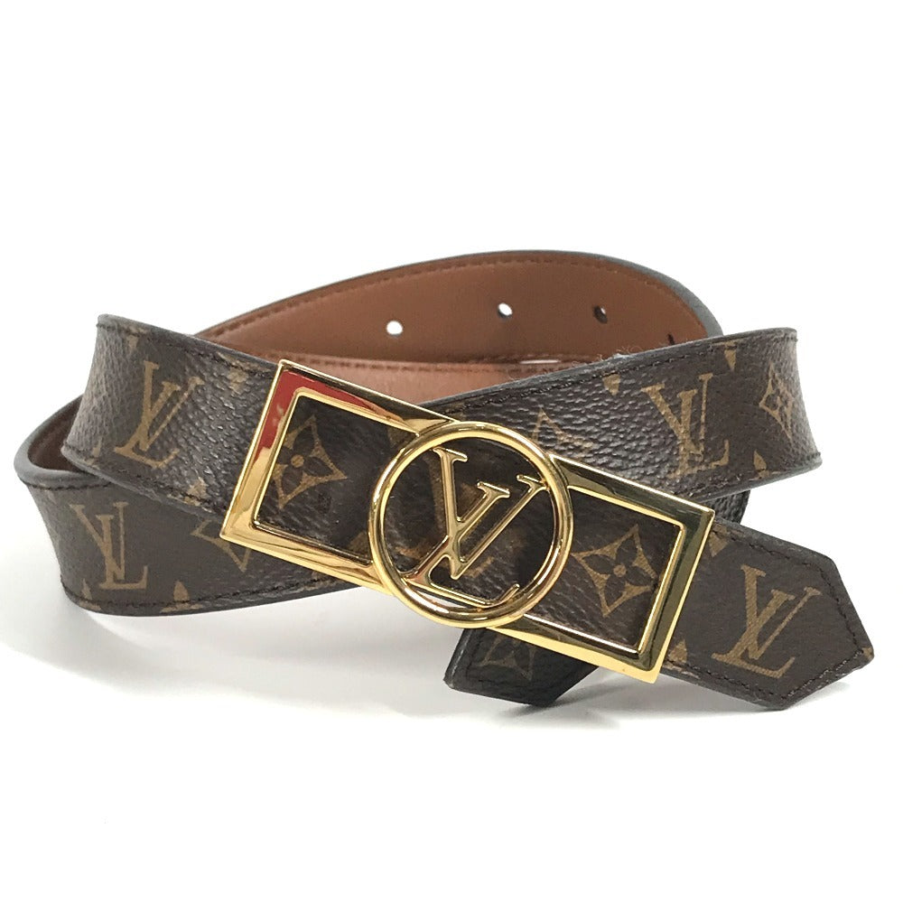 Louis Vuitton M0196Y 25mm Reversible Dauphine 80 Monogram Canvas Brown Belt