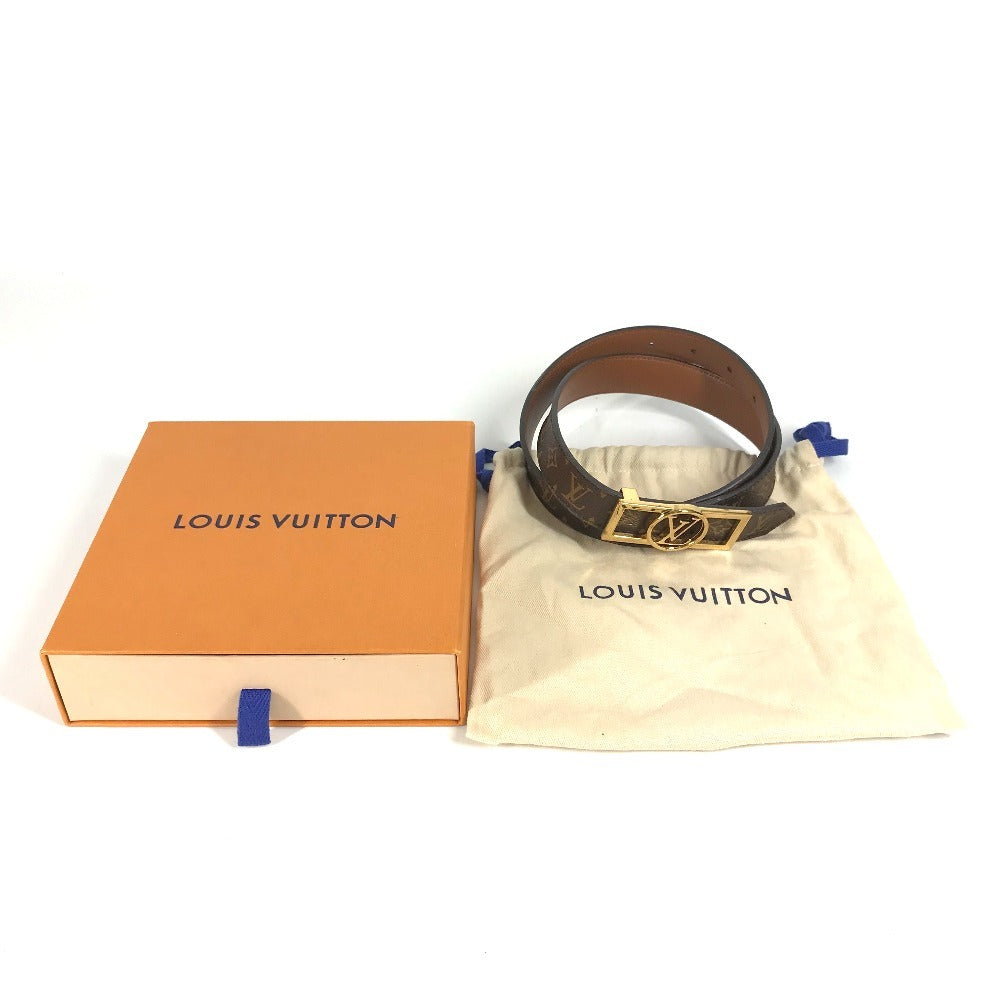 Louis Vuitton M0196Y 25mm Reversible Dauphine 80 Monogram Canvas Brown Belt