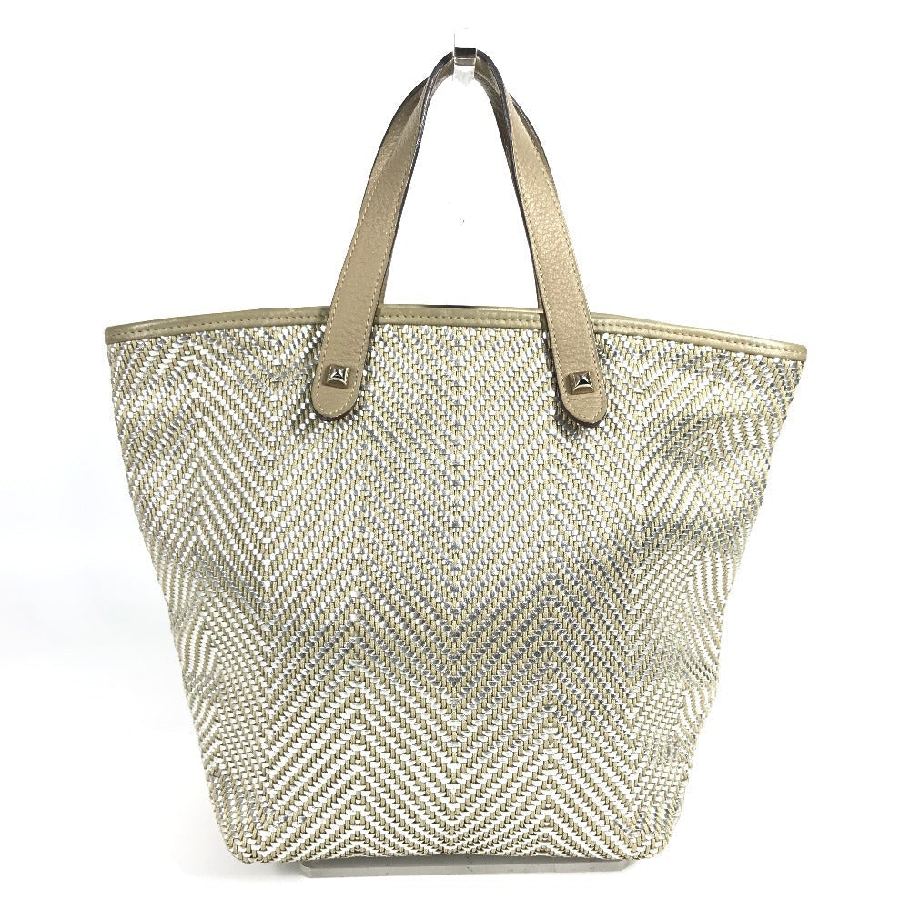 Tote Bag , Polyester Handbag Kava Chennai Leather Beige