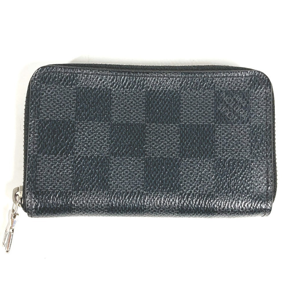 Louis Vuitton Coin N63076 Damier Grafitto Damier Canvas Black Handbag