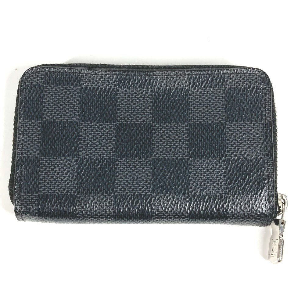 Louis Vuitton Coin N63076 Damier Grafitto Damier Canvas Black Handbag