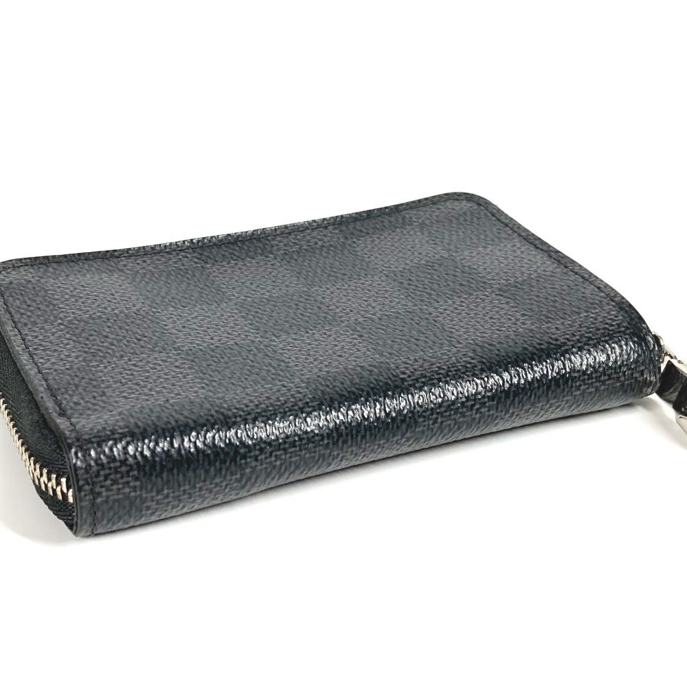 Louis Vuitton Coin N63076 Damier Grafitto Damier Canvas Black Handbag
