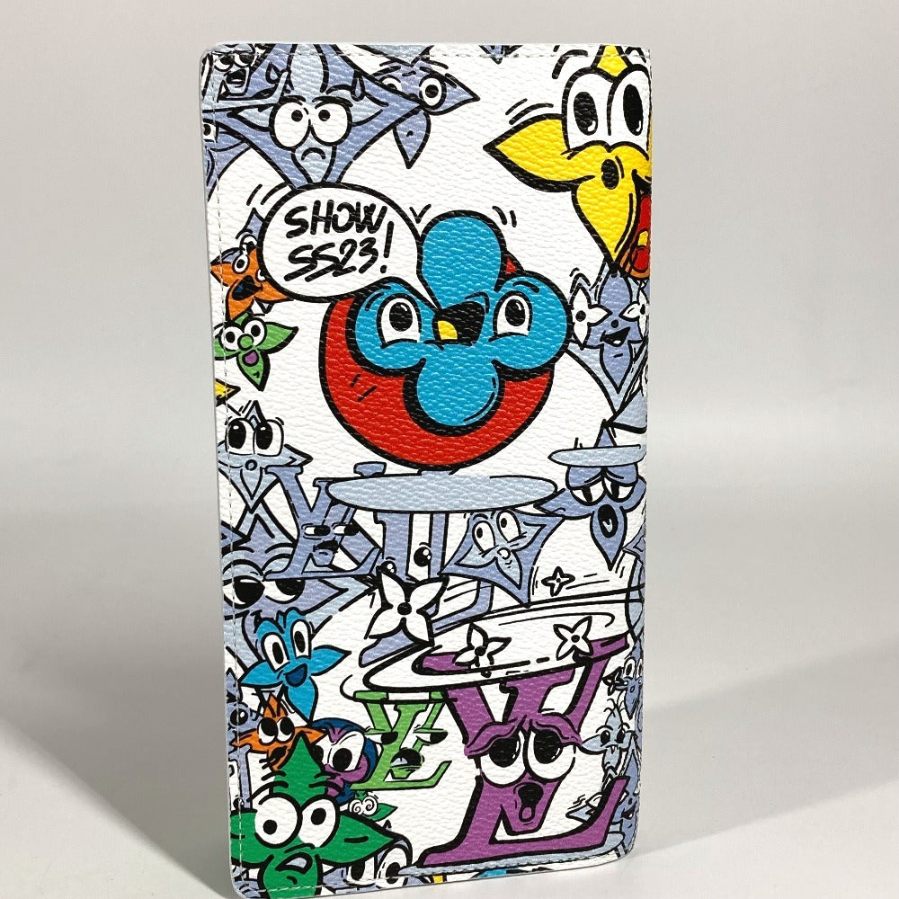 Louis Vuitton Long Purse M82011 Comics Portofois Monogram Leather Multicolor Wallet Case