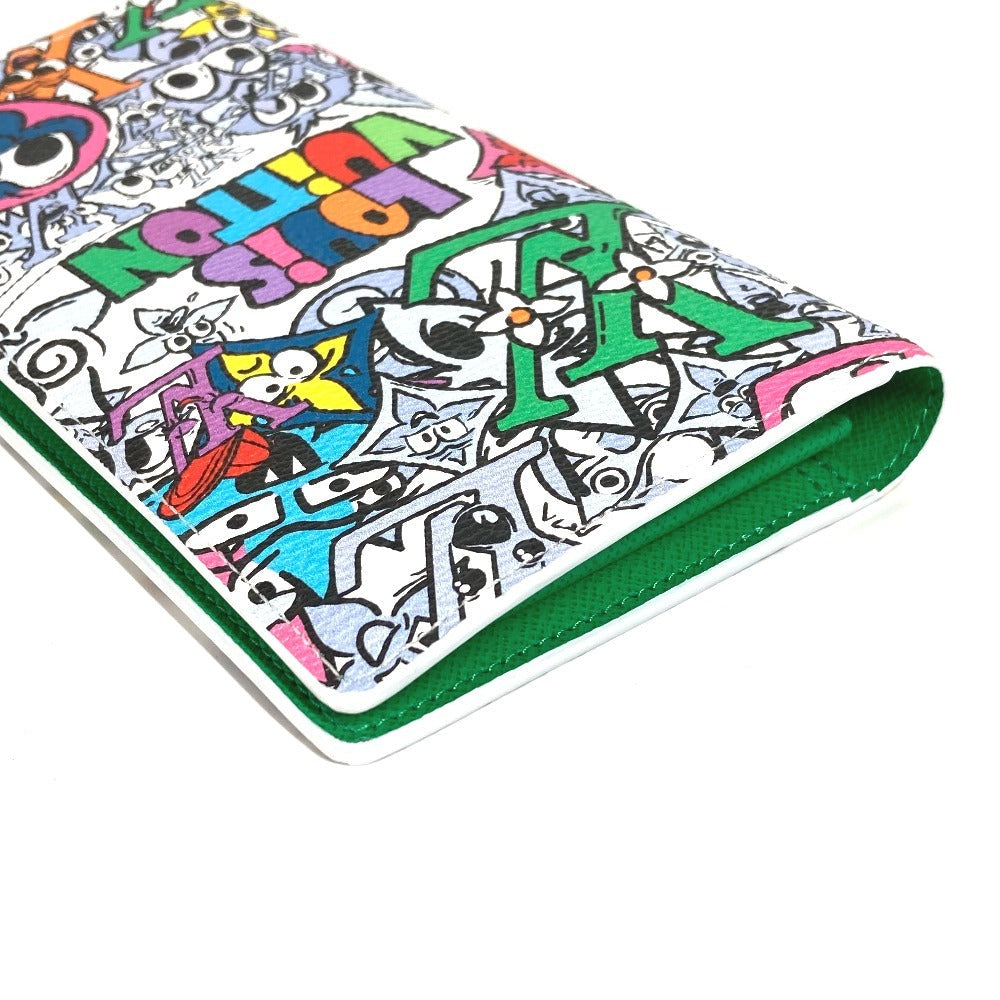 Louis Vuitton Long Purse M82011 Comics Portofois Monogram Leather Multicolor Wallet Case