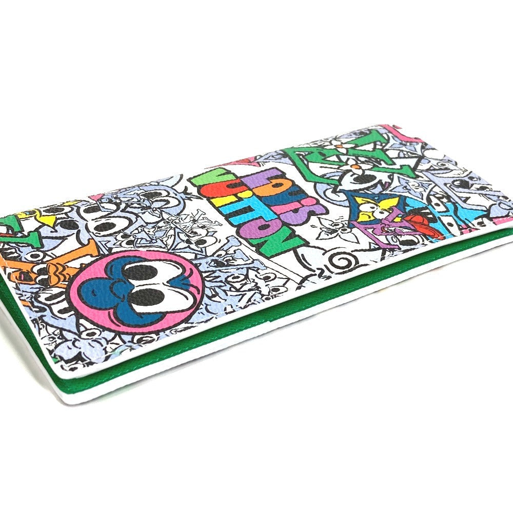 Louis Vuitton Long Purse M82011 Comics Portofois Monogram Leather Multicolor Wallet Case