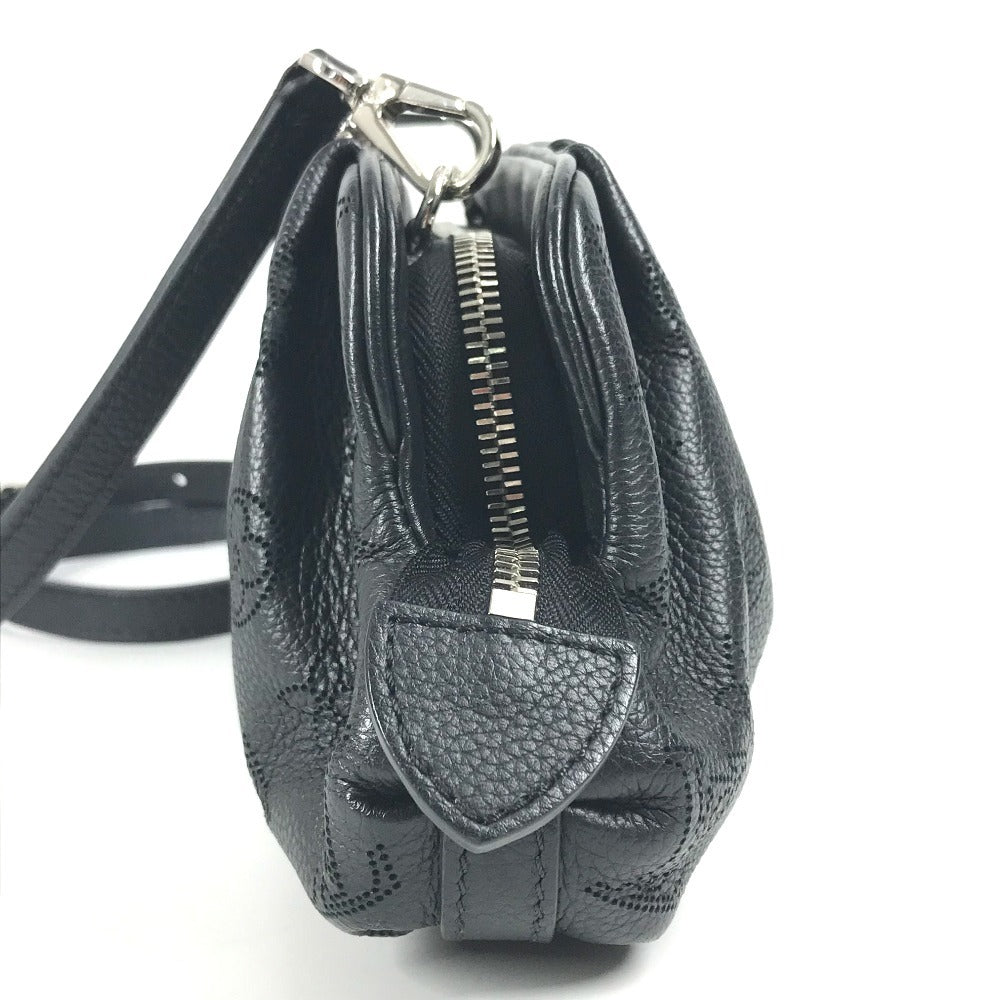 Louis Vuitton M80093 mahina Scalar Monogram Leather Black Mini Shoulder Bag