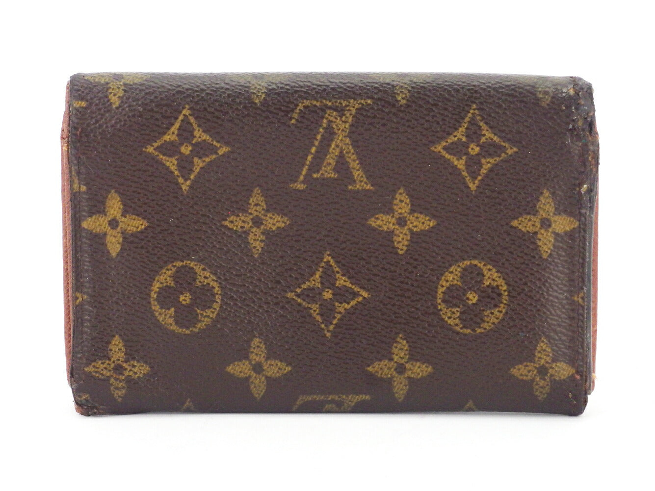 Louis Vuitton Long Purse M61730 Portonebi Tresol Brown Beige Gold Wallet Case G1419