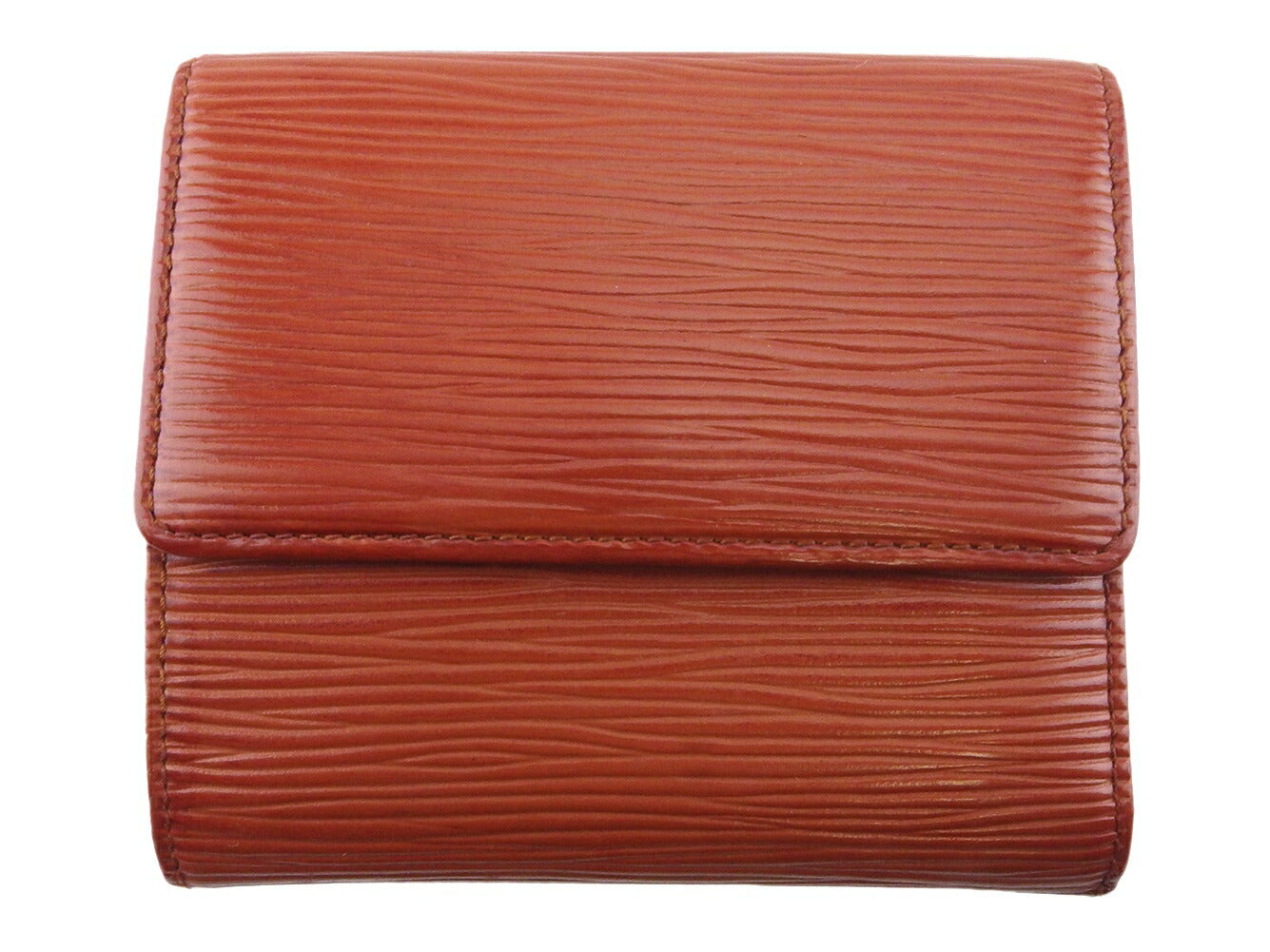 Louis Vuitton Bifold M63483 Porte Monnaie Billets Brown Wallet Case G1594