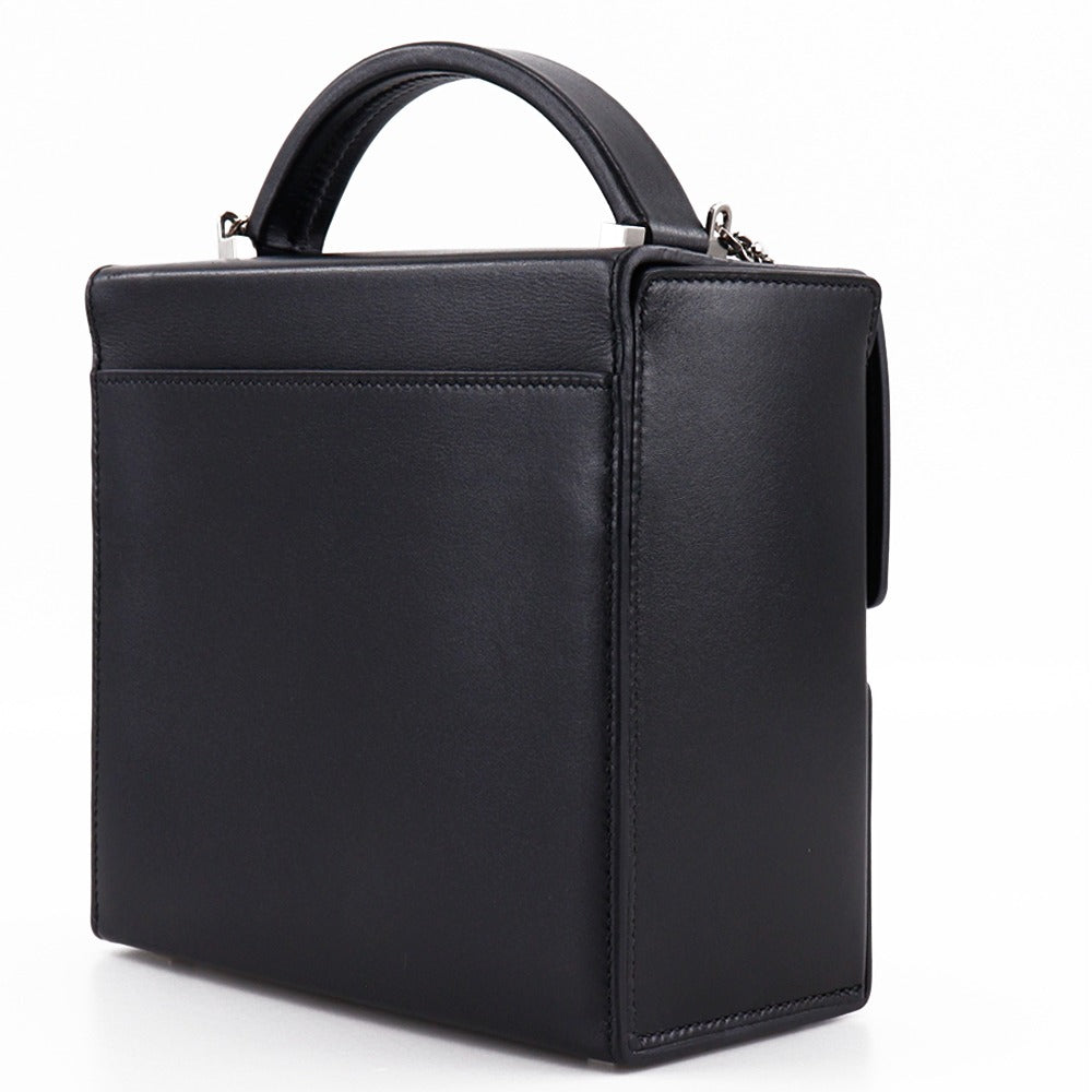 Hermes Shoulder Bag 2Way Cinematic Leather Black