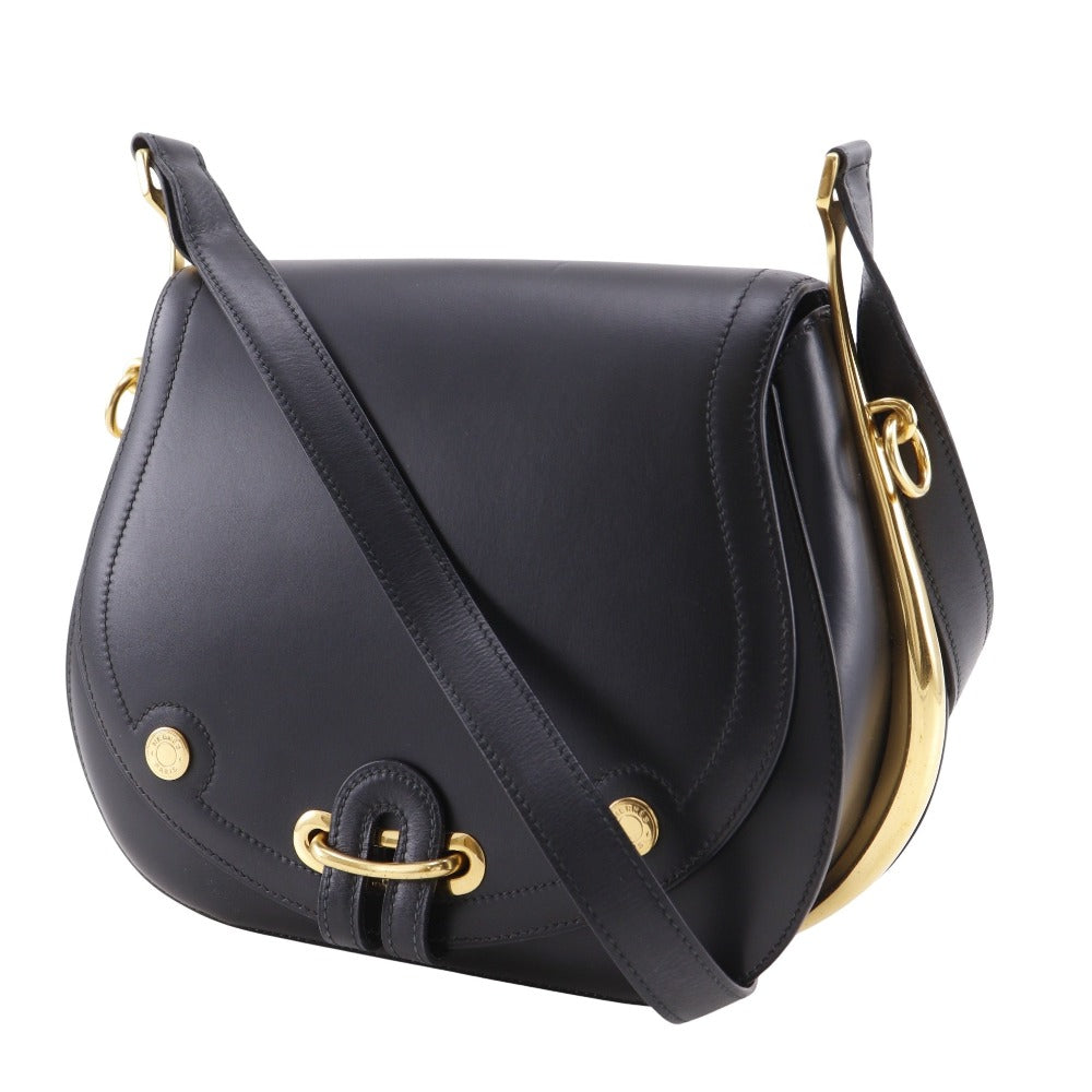Passkey Leather Black Travel Bag