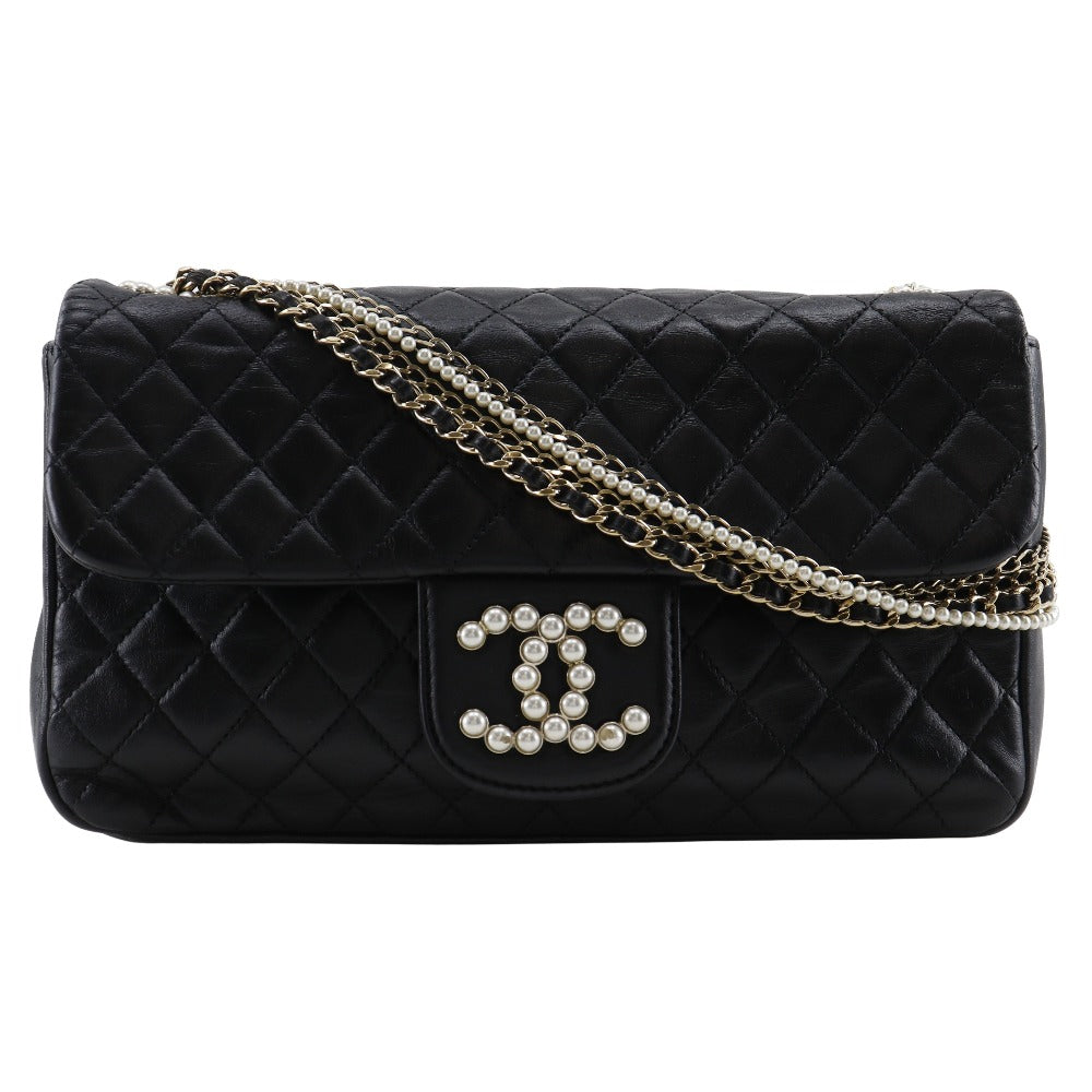 Chanel lambskin ChainShoulder Westminster Black Shoulder Bag