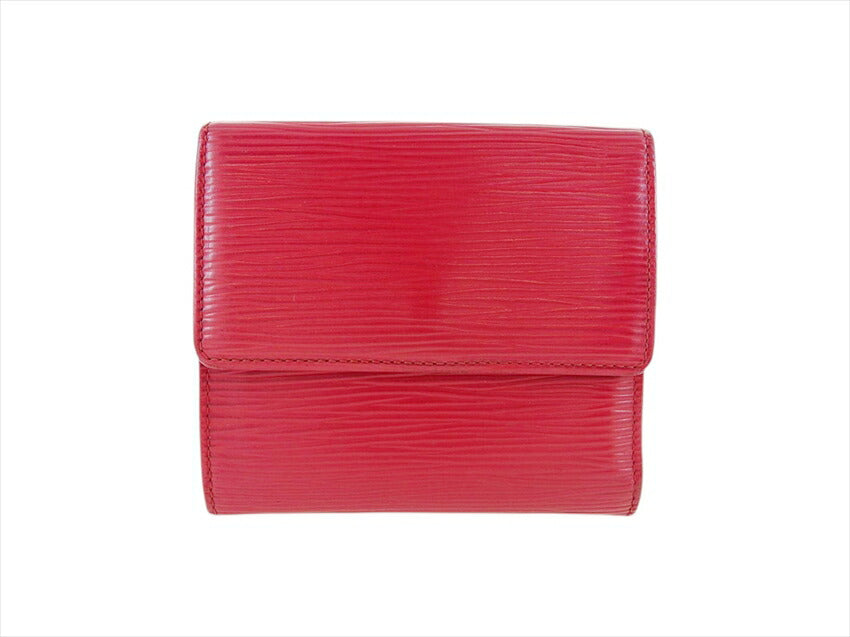 Louis Vuitton Bifold M63487 Porte Monnaie Billets Red Wallet Case G1712