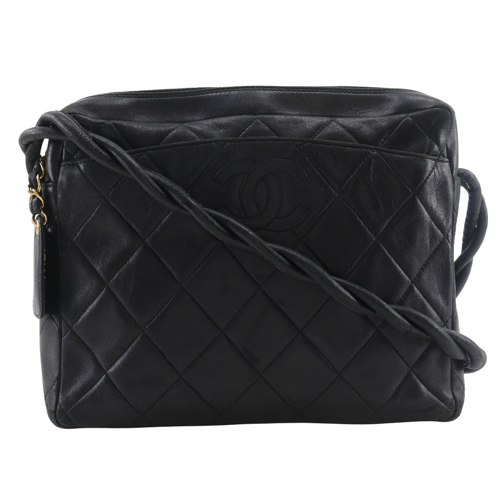 Chanel Matelasse Coco Mark Lambskin Shoulder Bag
