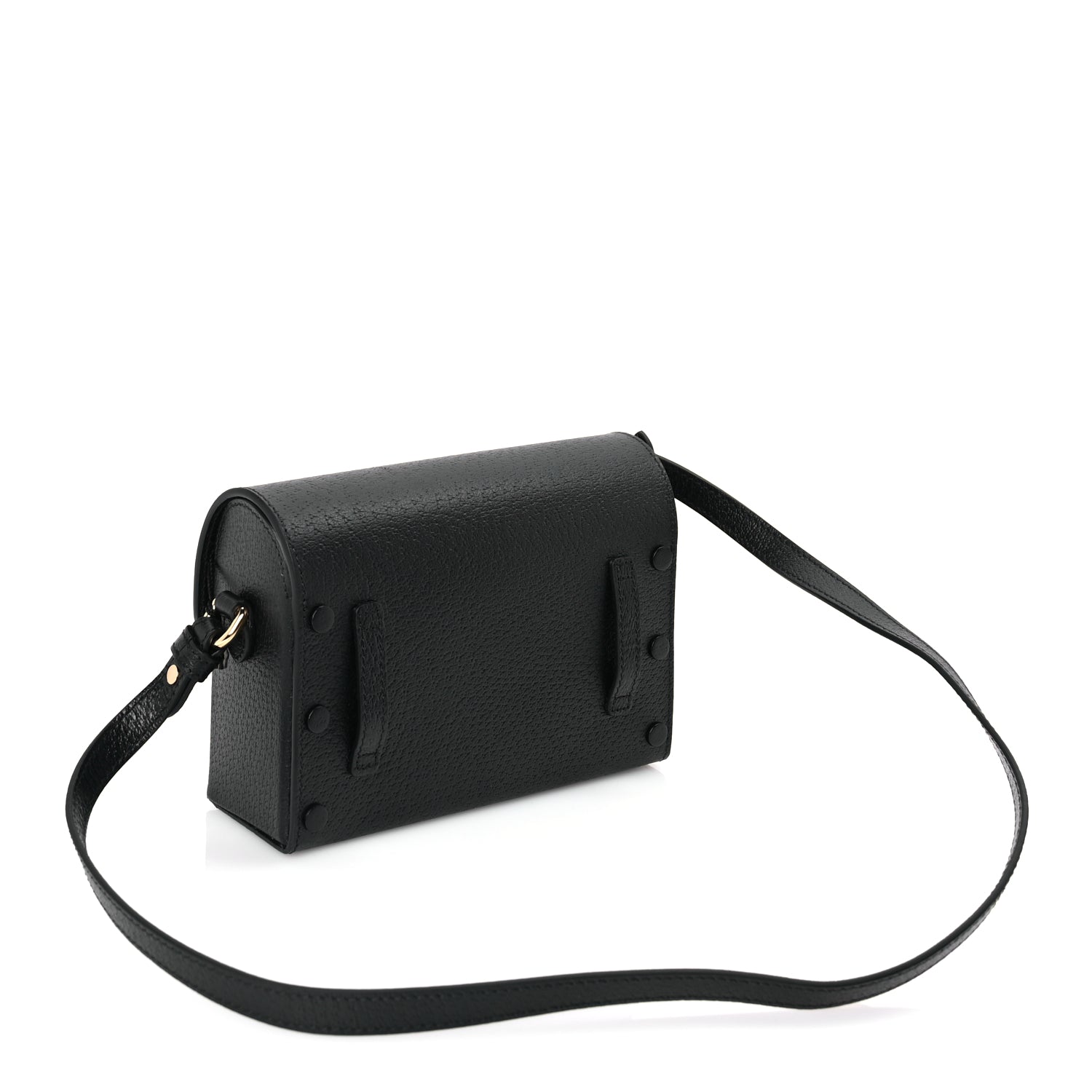 Gucci Calfskin Horsebit 1955 Shoulder Bag Black