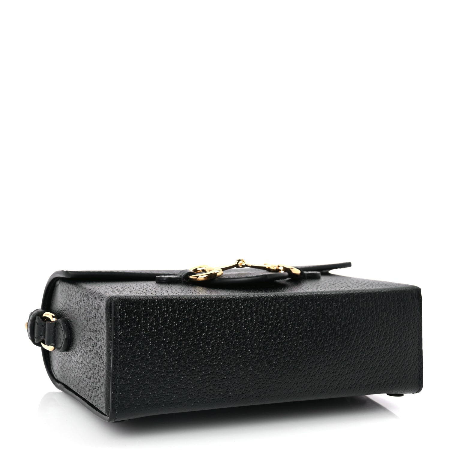 Gucci Calfskin Horsebit 1955 Shoulder Bag Black