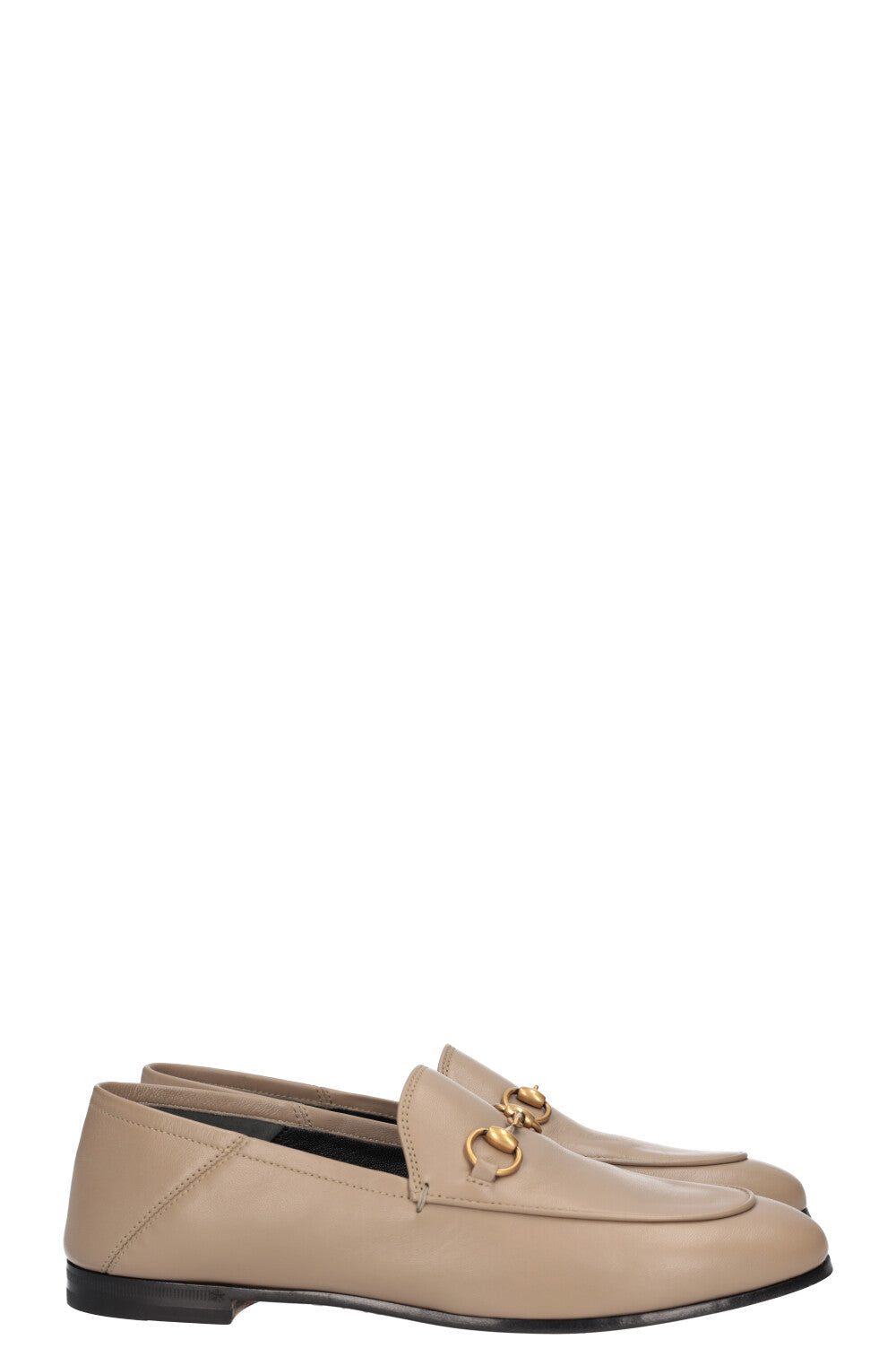 GUCCI Jord n Flats Taupe