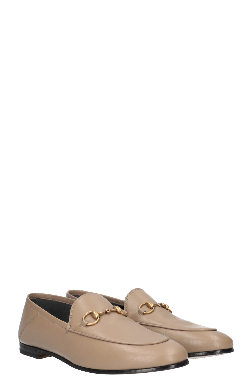 GUCCI Jord n Flats Taupe