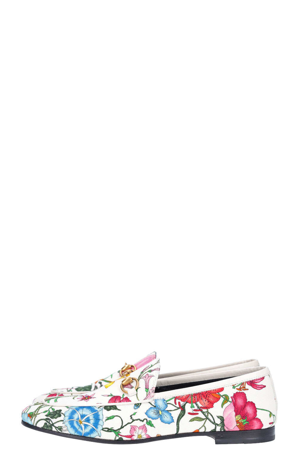 GUCCI Jord n Flats Canvas Flora