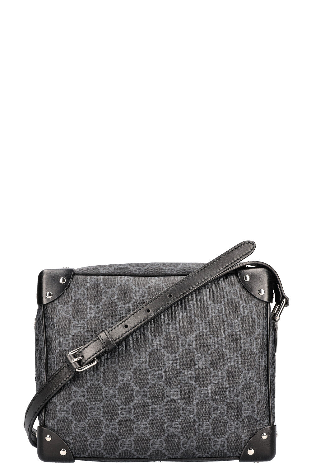 GUCCI Square Box Shoulder Bag GG Supreme