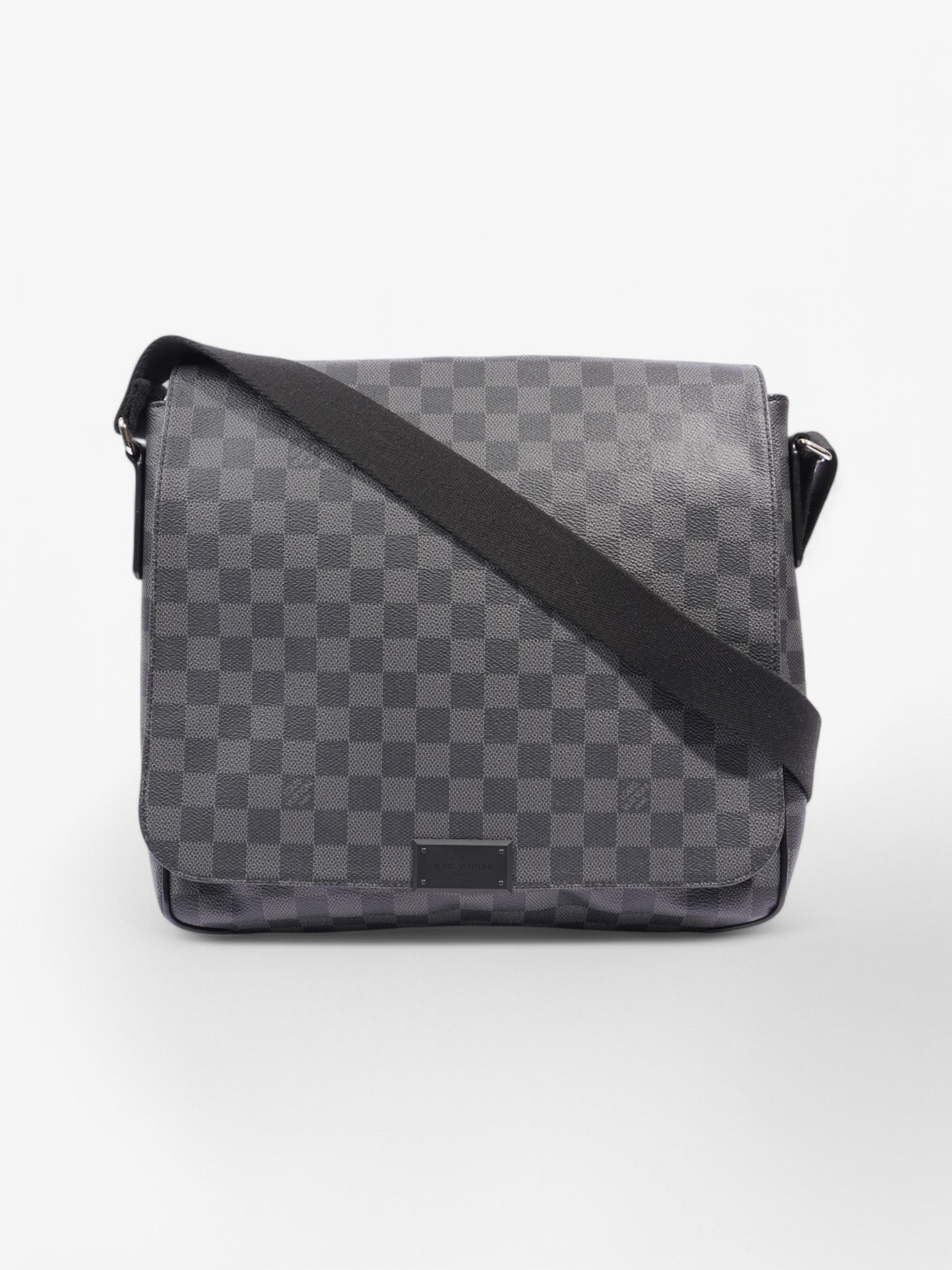 Louis Vuitton District Messenger Graphite Coated Damier Canvas Coated Canvas Apparel