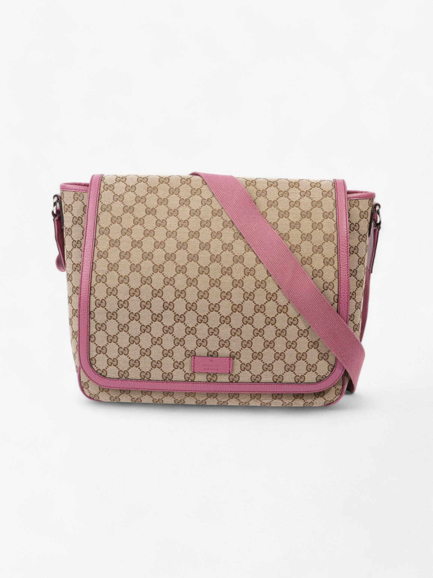 Gucci Changing Bag Supreme Canvas Pink Crossbody Bag