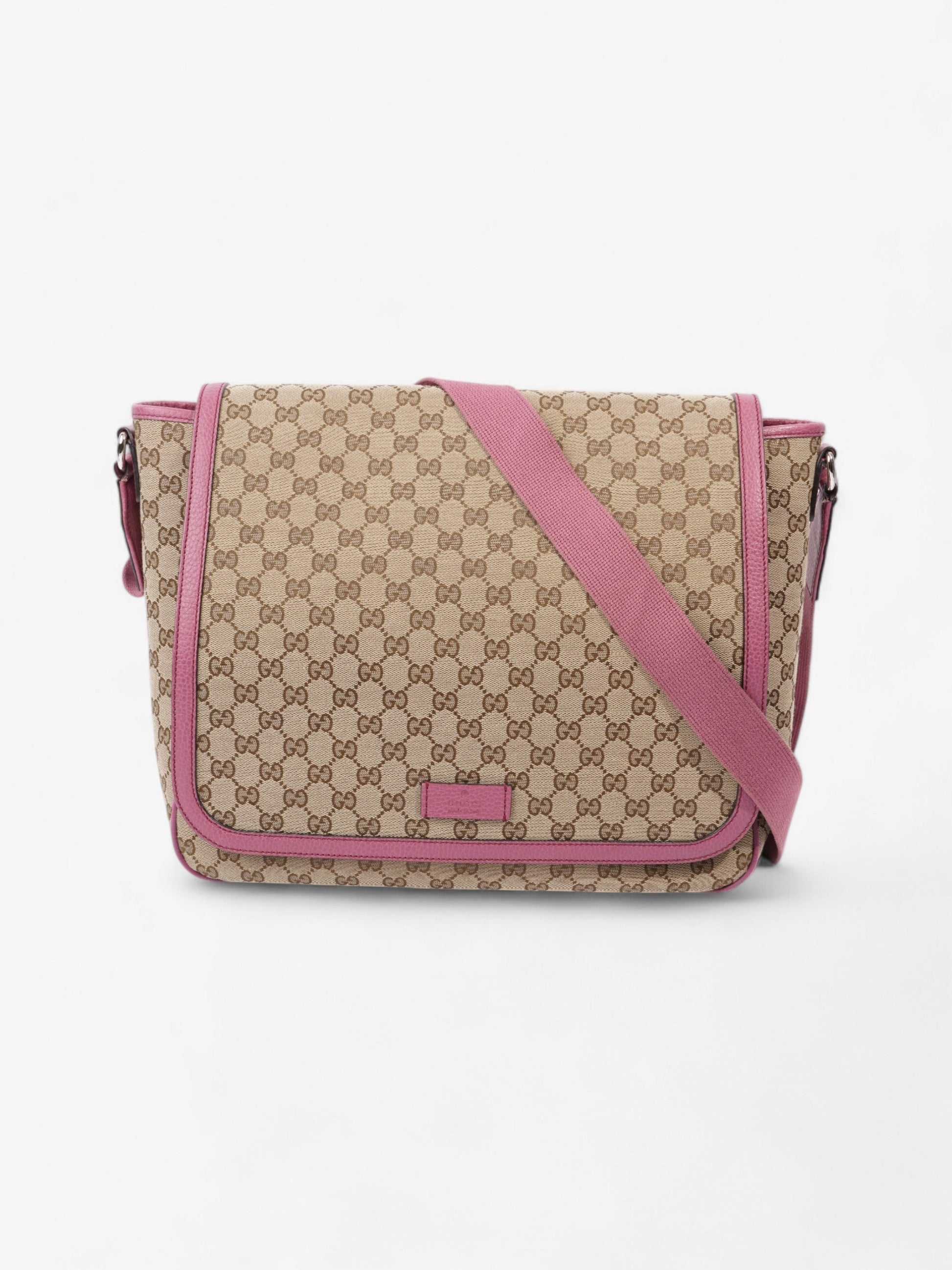 Gucci Changing Bag Supreme Canvas Pink Crossbody Bag
