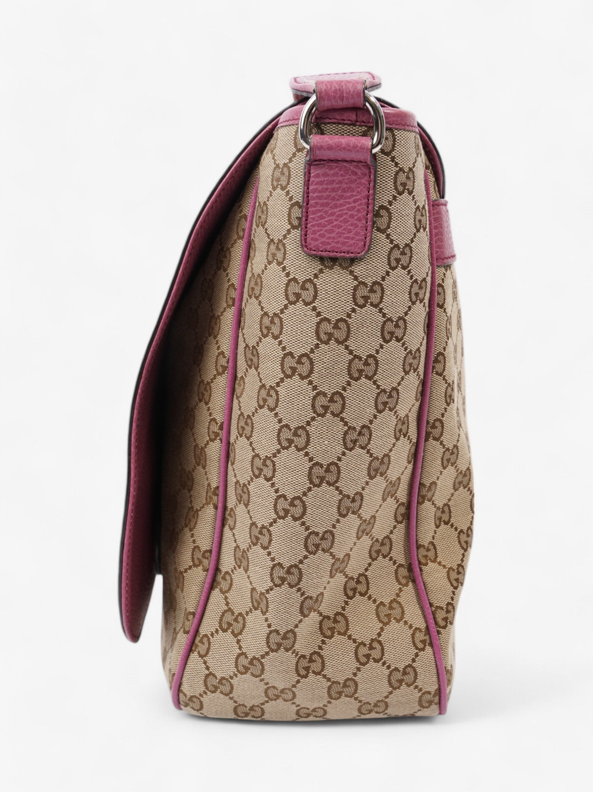 Gucci Changing Bag Supreme Canvas Pink Crossbody Bag