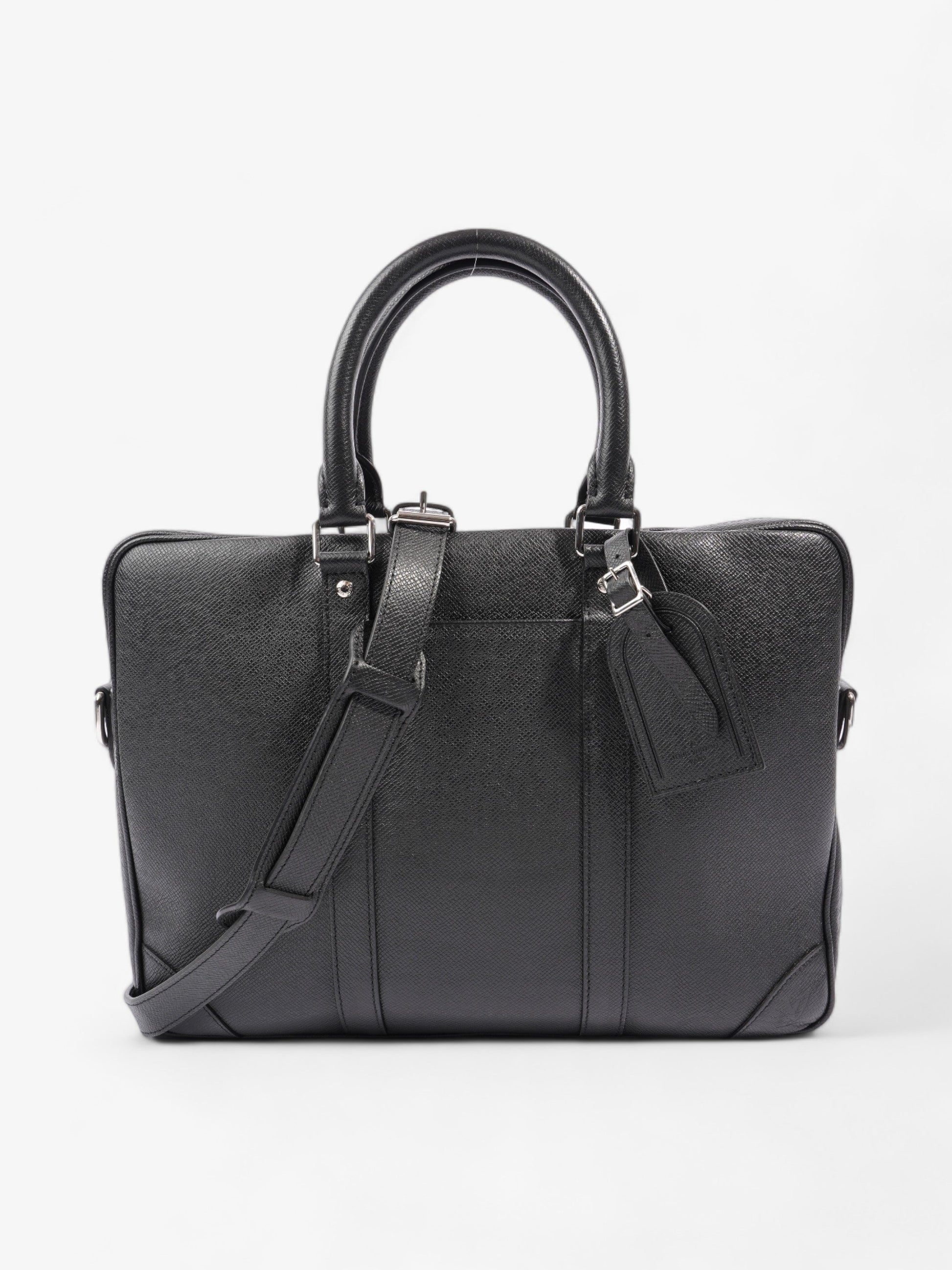 Louis Vuitton Porte Documents Voyage PM Black Handbag