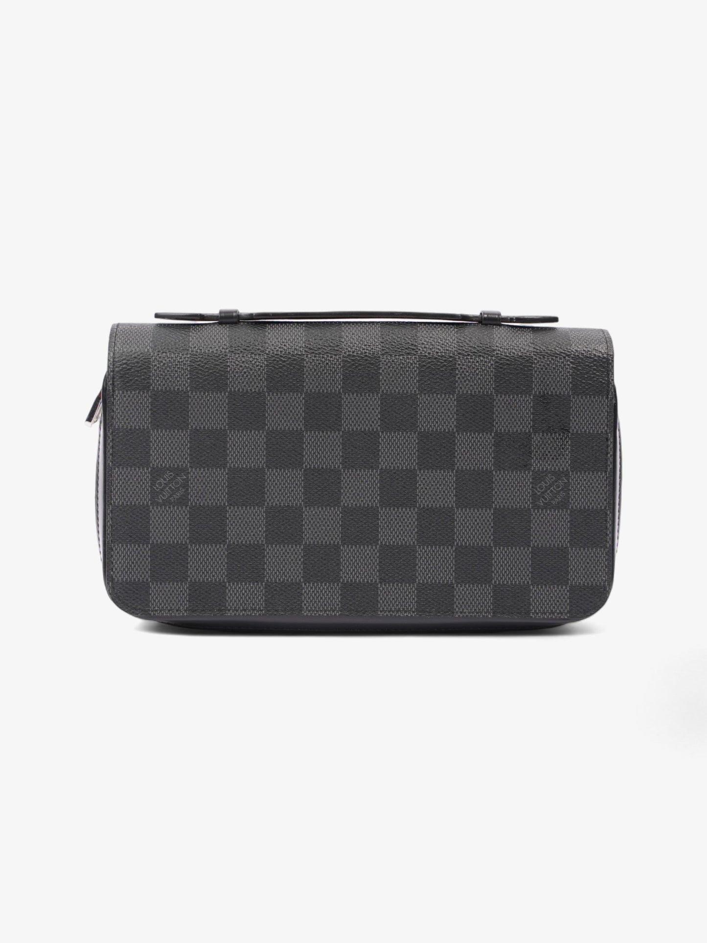 Louis Vuitton XL Zippy Graphite Coated Damier Canvas Coated Canvas Wallet Case