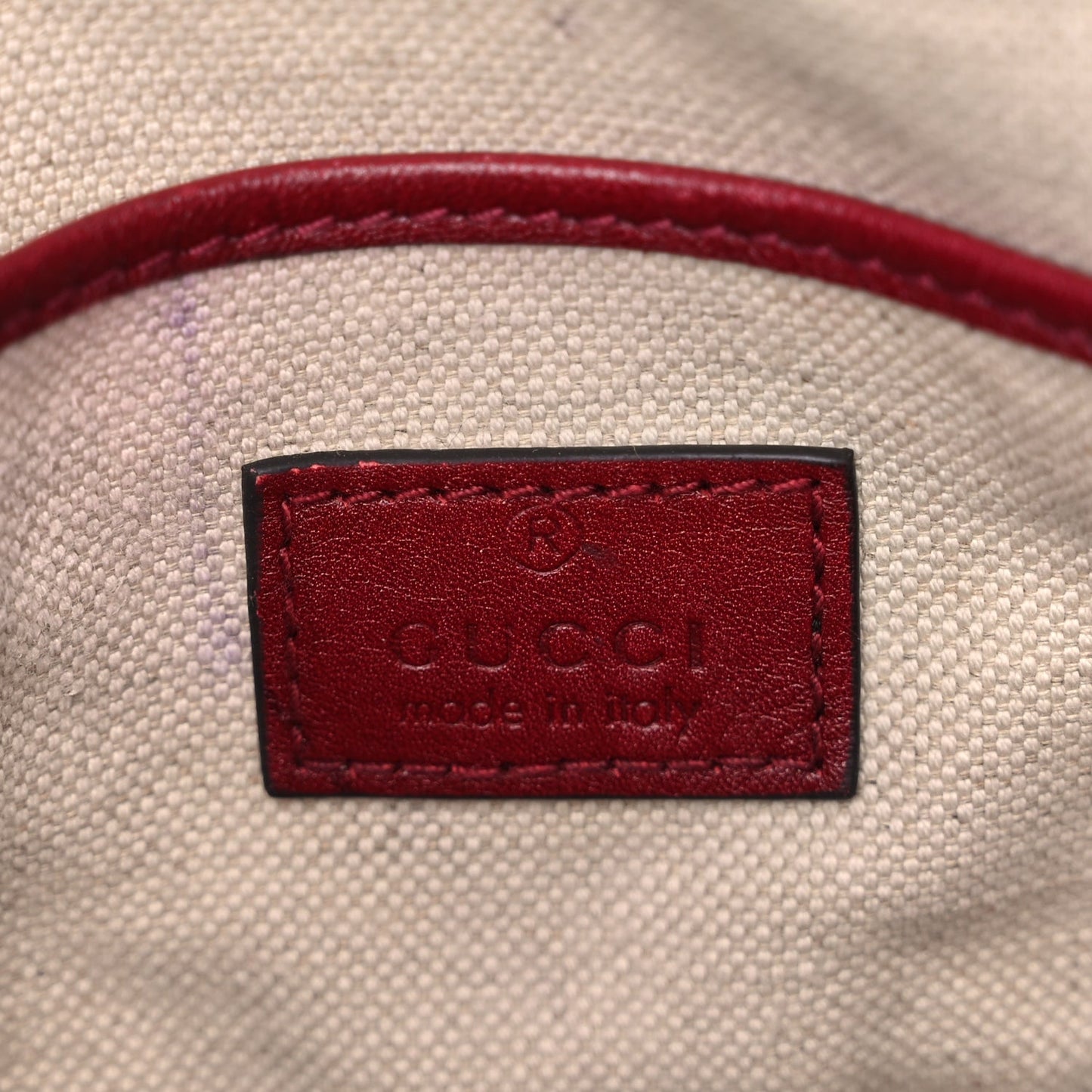 Gucci Calfskin Mini Blondie Bag Rosso
