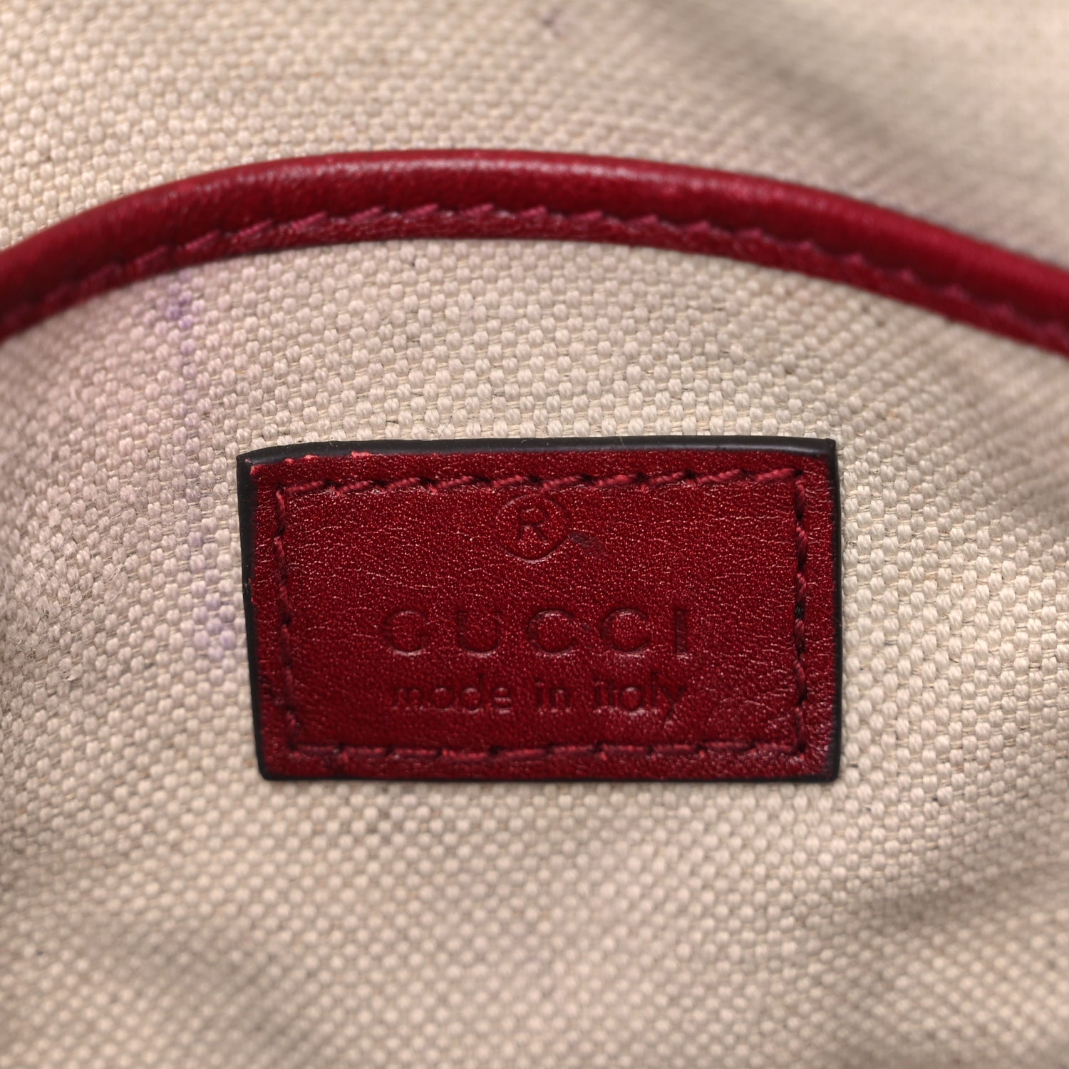 Gucci Calfskin Mini Blondie Bag Rosso