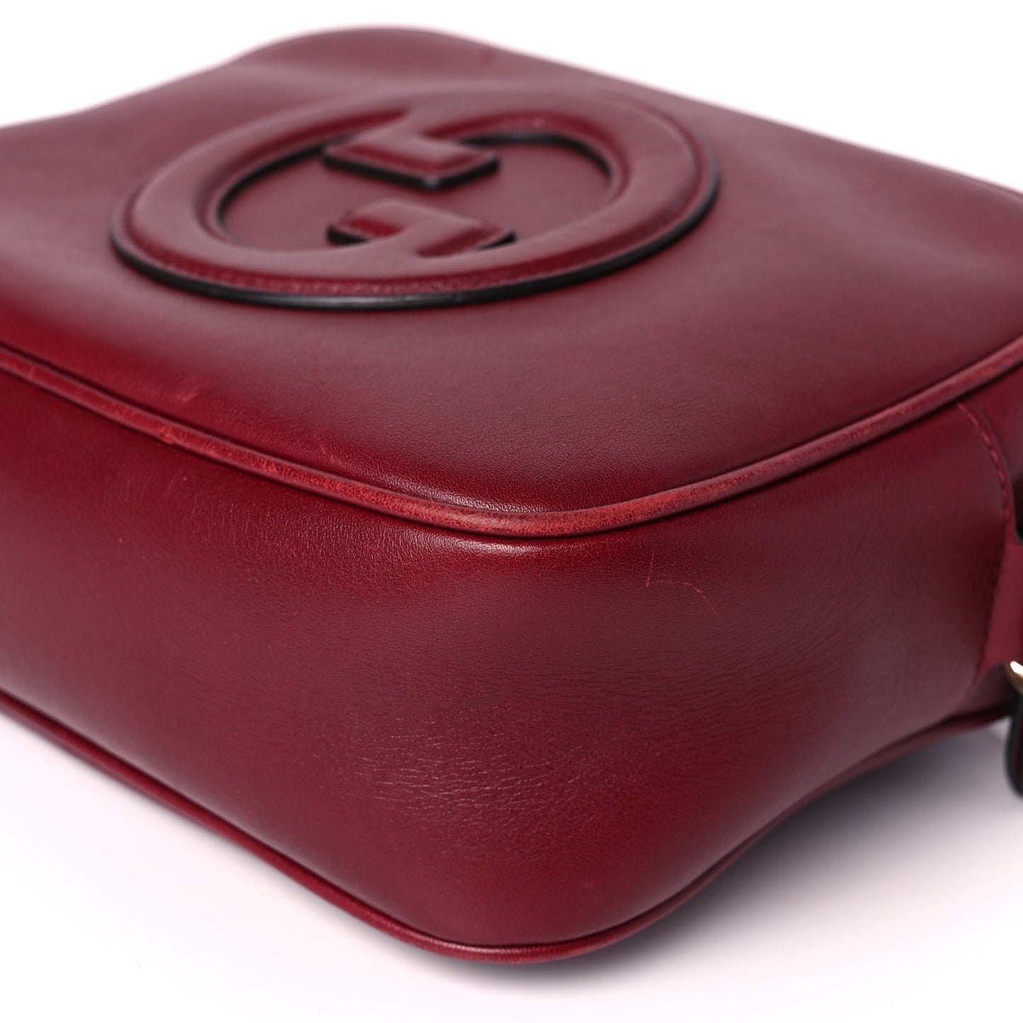 Gucci Calfskin Mini Blondie Bag Rosso