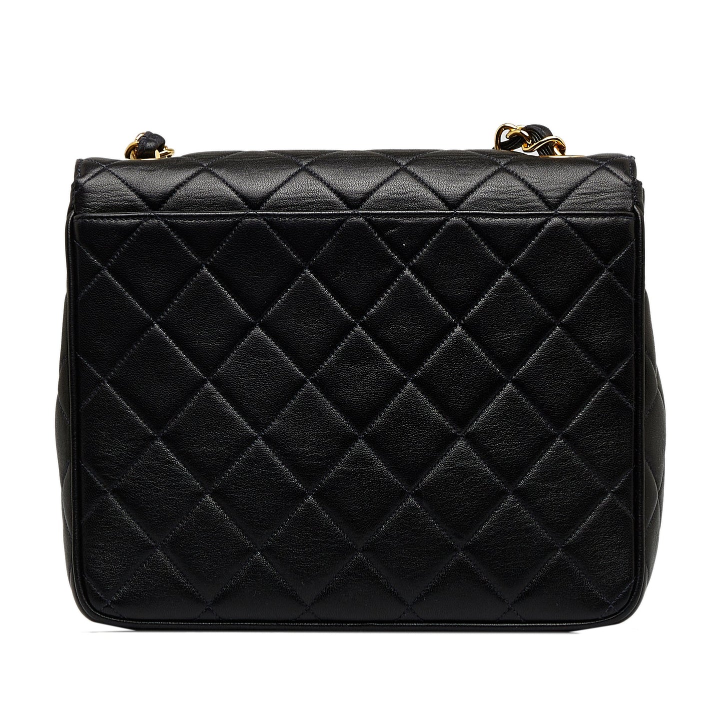 CHANEL Quilted Lambskin XL Square Flap Crossbody Bag