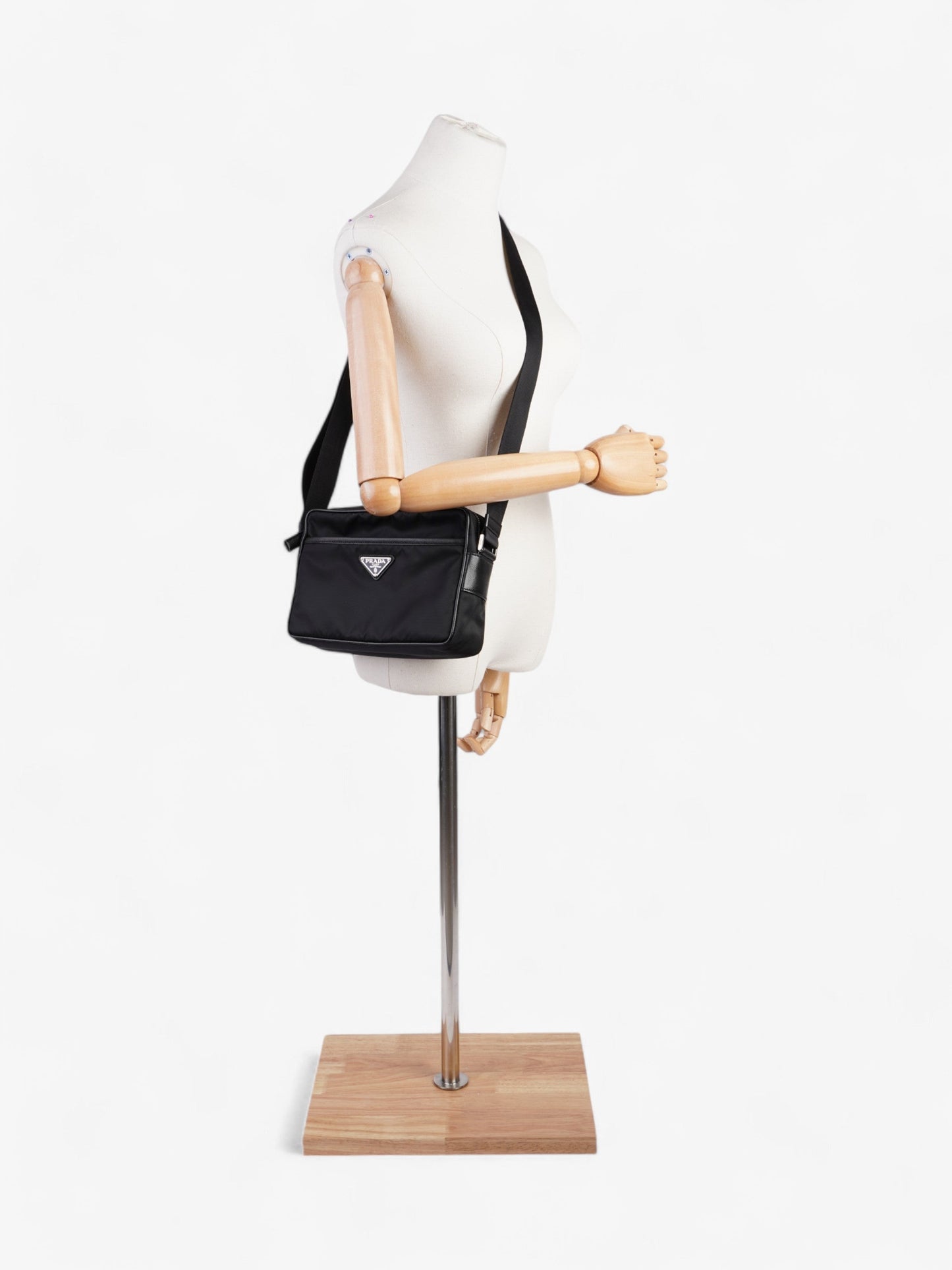 Prada Messenger Bag Re Nylon Black