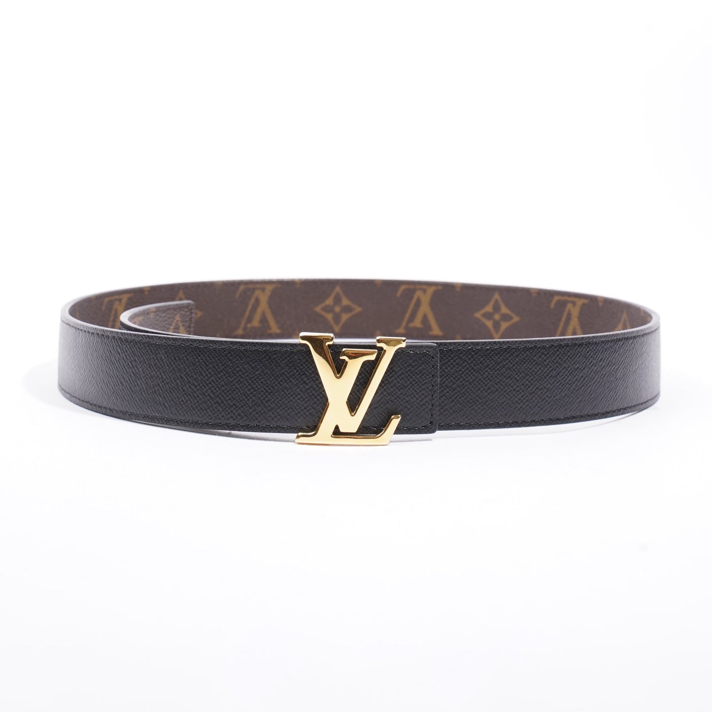Louis Vuitton Initials Reversible Coated 80cm 32" Monogram Canvas Black Apparel