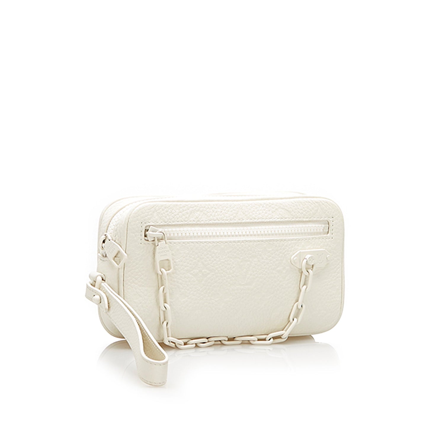 Louis-Vuitton Louis Vuitton Monogram Taurillon Volga Pochette White