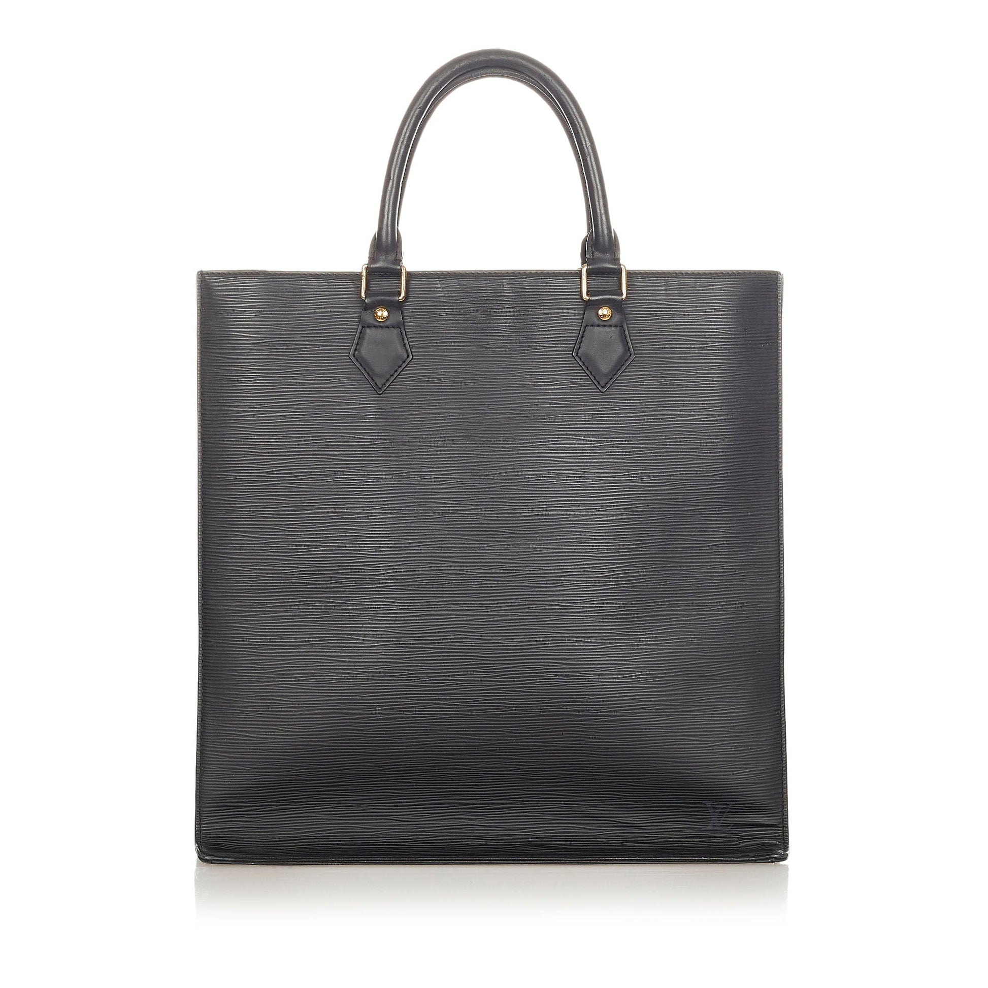 Louis-Vuitton Louis Vuitton Epi Sac Plat PM Black