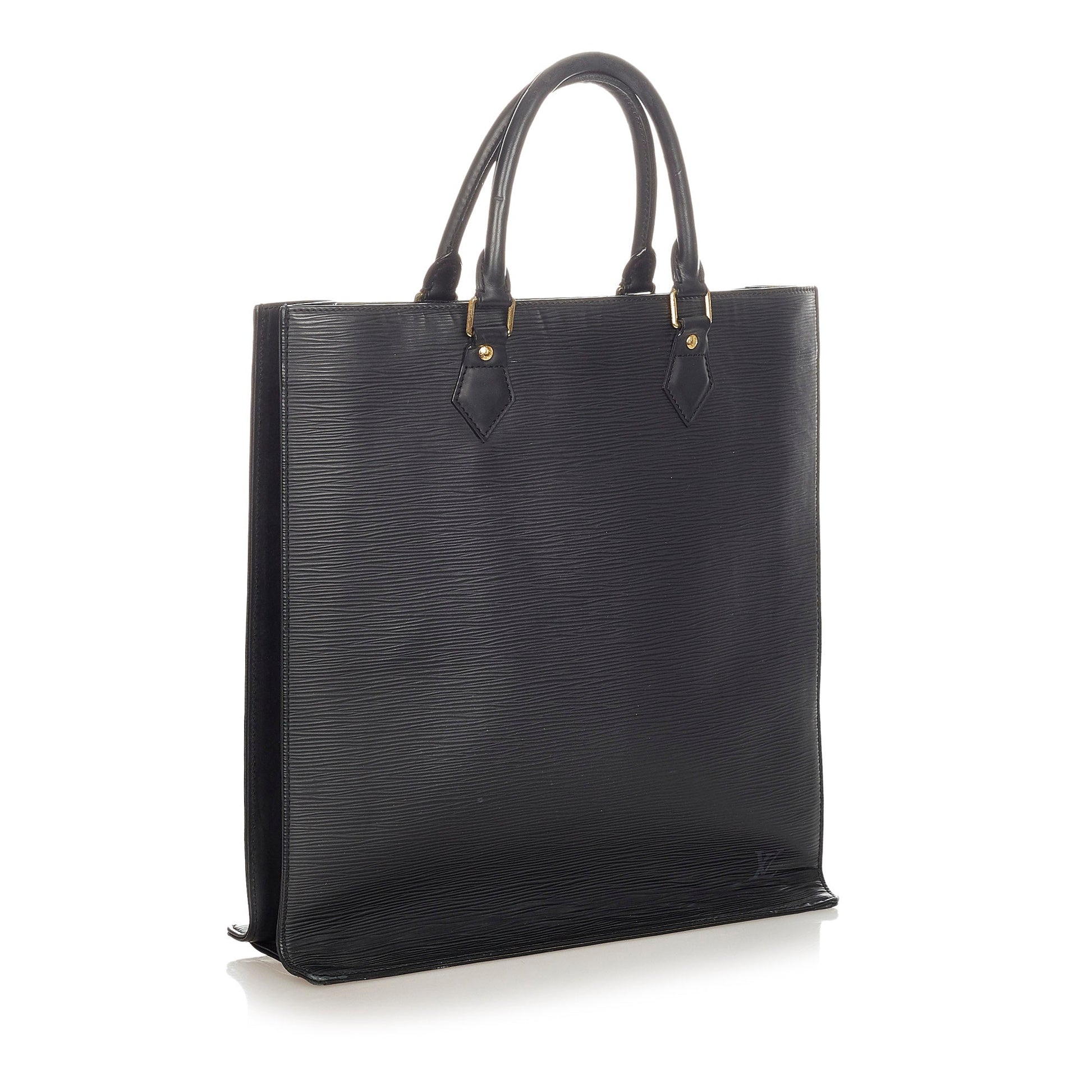 Louis-Vuitton Louis Vuitton Epi Sac Plat PM Black